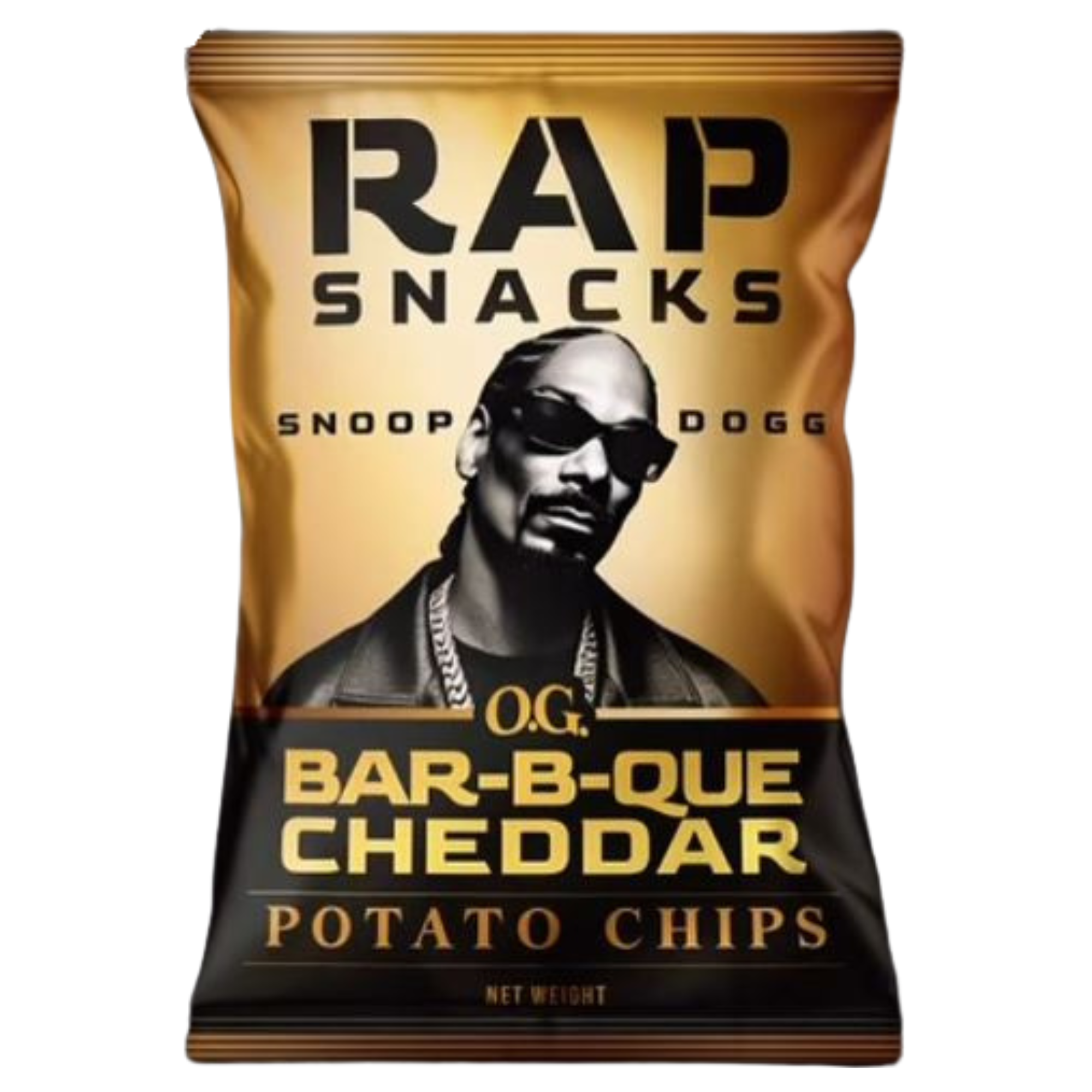 Rap Snacks Snoop Dogg | OG Bar-B-Que Cheddar Potato Chips by TranadaCo